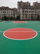 武汉江夏消防支队硅pu篮球场灯光
